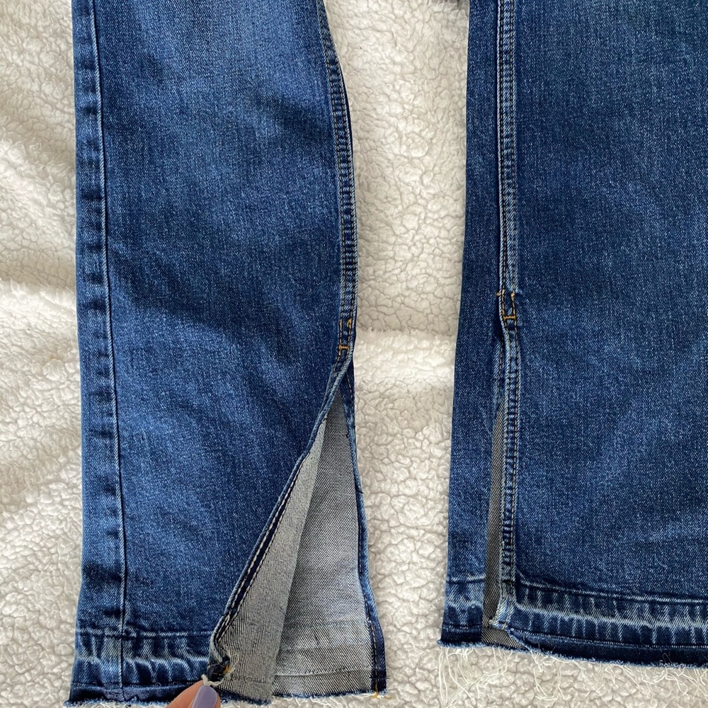 Free People Split hem jeans